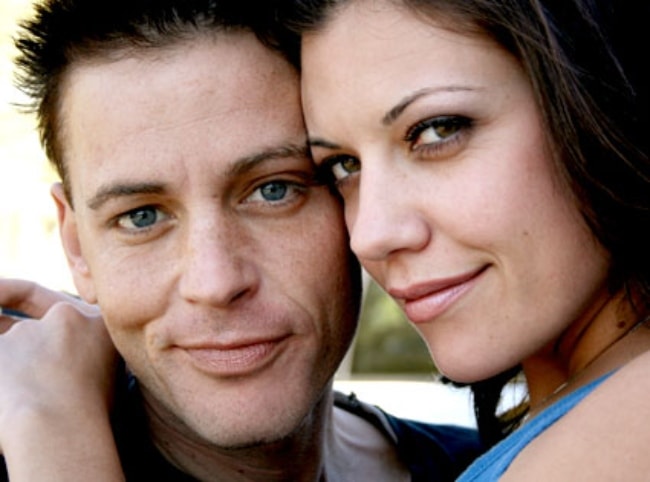 Corey Haim with Tiffany Shepis in November 2011