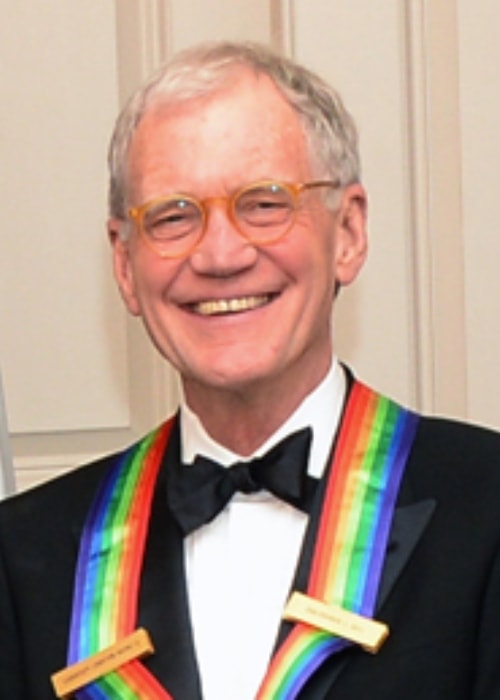 David Letterman at the 35th Annual Kennedy Center Honors in December 2012