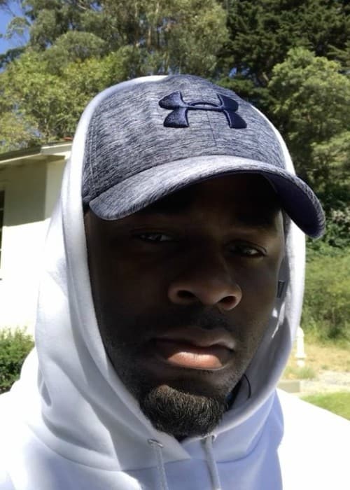 Derek Luke in a selfie as seen in June 2017