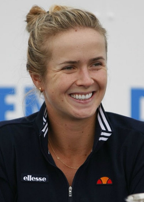 Elina Svitolina during the Aegon International Tennis tournament in June 2015