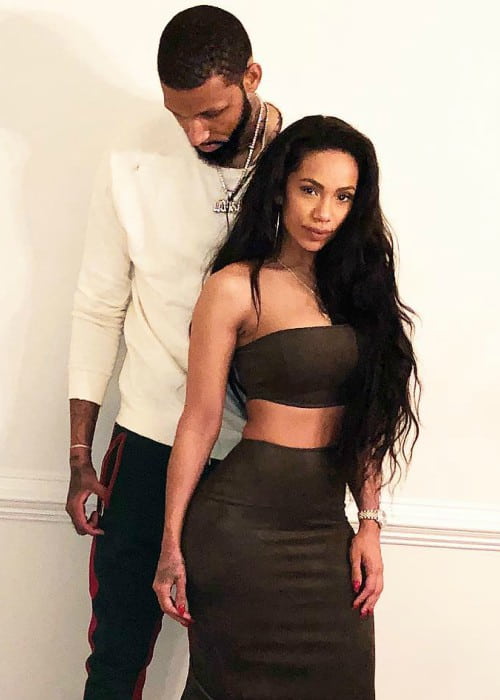 Erica Mena and Cliff Dixon as seen in February 2018