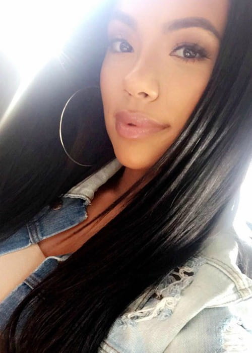 Erica Mena in a selfie in October 2016