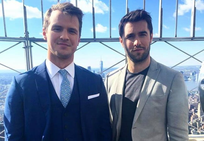 Freddie Stroma (Left) and Josh Bowman as seen in March 2017