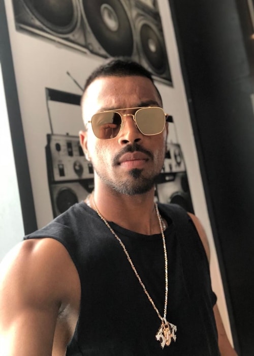 Hardik Pandya in a selfie in July 2018