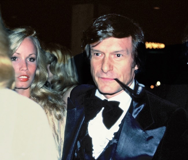 Hugh Hefner as seen in April 1978 at the premiere of the movie F.I.S.T.