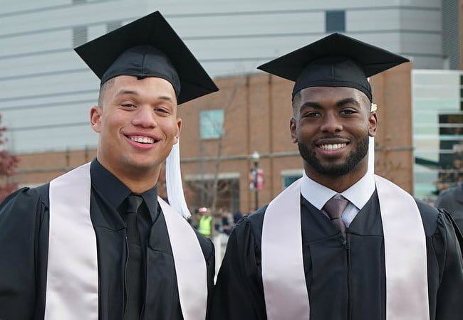 J. T. Barrett (Right) and Stephen Collier as seen in December 2016
