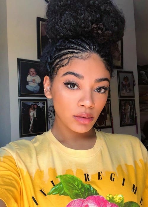 Jasmine Brown in a selfie as seen in June 2018