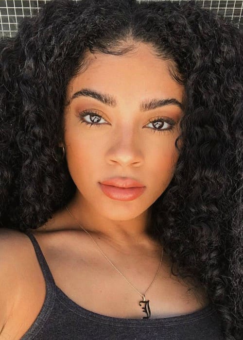 Jasmine Brown in an Instagram selfie as seen in July 2018