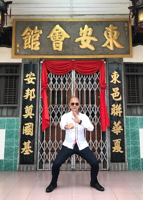 Jimmy Choo during a visit to his childhood Martial Arts Association in Penang in February 2017