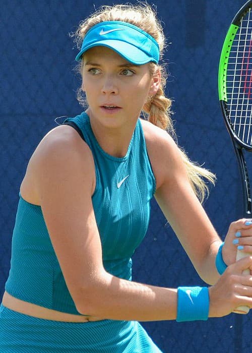 Katie Boulter during a Surbiton Trophy match in June 2018