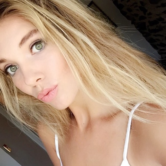 Katie Boulter in a selfie in July 2016