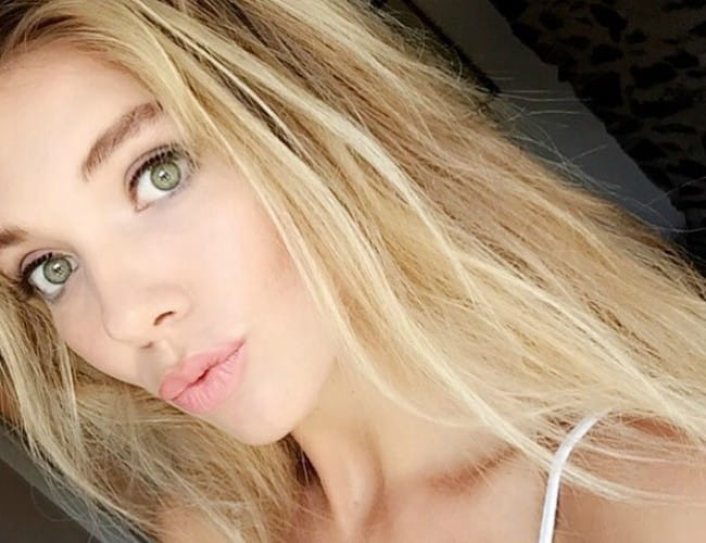 Katie Boulter in an Instagram selfie as seen in July 2016