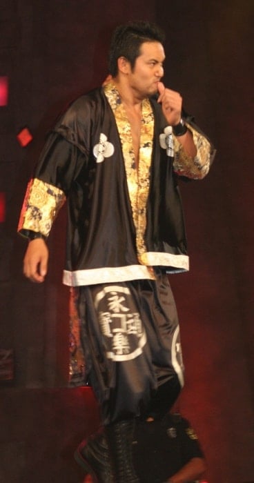 Kazuchika Okada at theTNA Impact! taping in July 2010