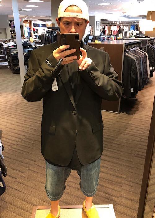 Kevin Smith at DXL Men's Apparel store in June 2018