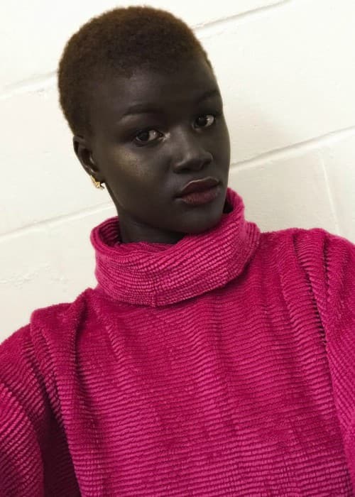 Khoudia Diop in a selfie in January 2018