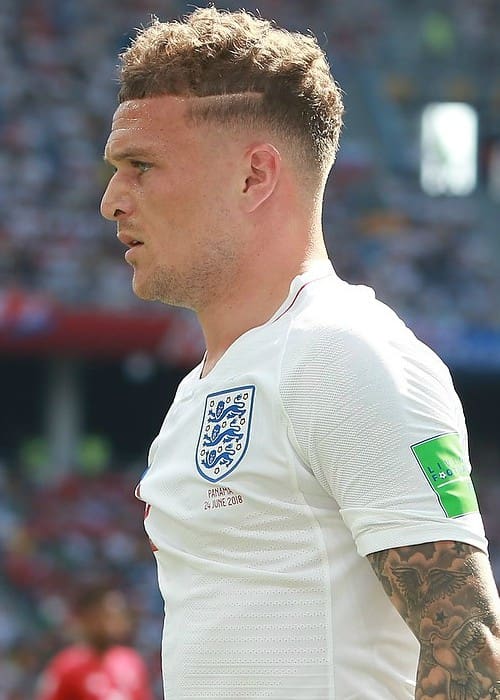 Kieran Trippier durig a match in June 2018