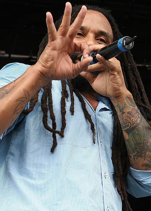 Ky-Mani Marley at Raggamuffin Music Festival in January 2011