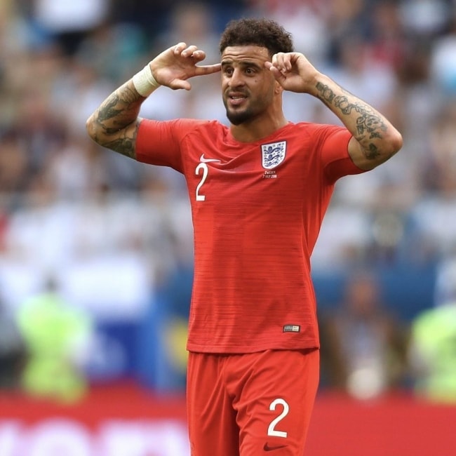 Kyle Walker during a match in July 2018