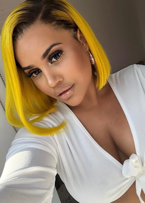 Lateysha Grace in an Instagram selfie in June 2018