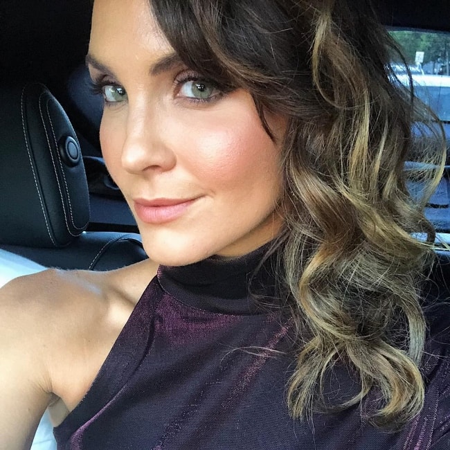 Laura Byrne in a selfie while on her way to VAMFF in March 2018