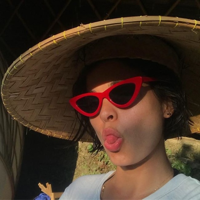 Lina Esco as seen in a selfie in June 2018