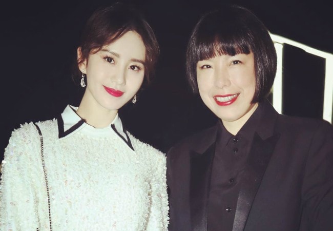 Liu Shishi (Left) and Angelica Cheung as seen in June 2018