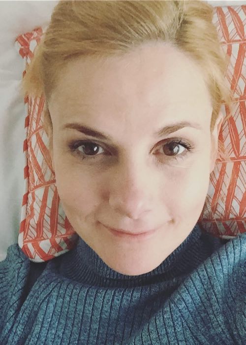 Louise Brealey birthday selfie on March 27, 2018