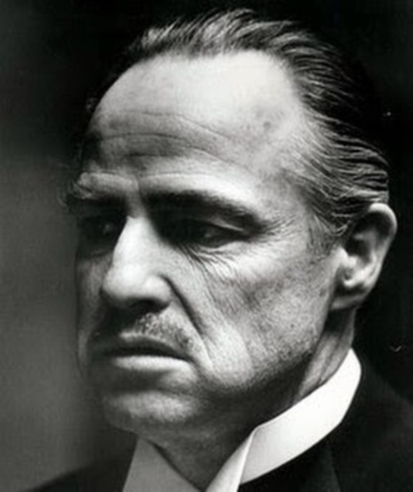 Marlon Brando as 'The Godfather'