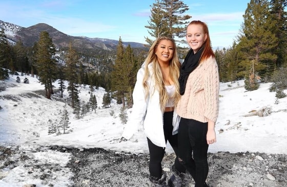 MissRemiAshten in an Instagram picture with her friend Kaylee Cooper in December 2017