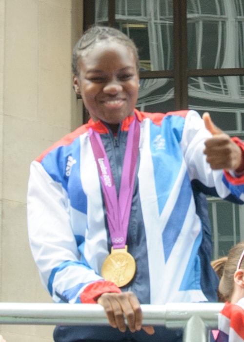 Nicola Adams in Olympic and Paralympic Victory Parade in September 2012