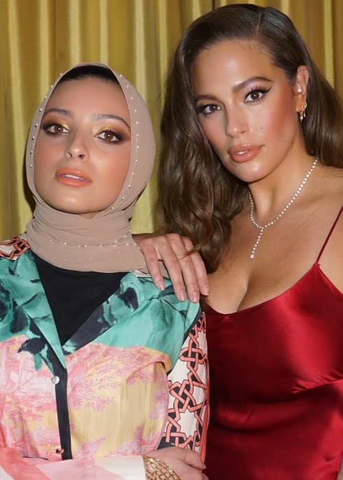 Noor Tagouri (Left) and Ashley Graham as seen in June 2018