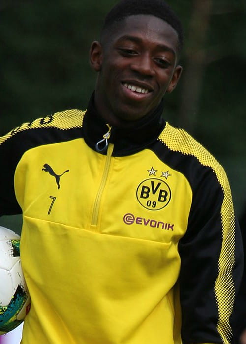 Ousmane Dembélé in the BVB training camp in July 2017