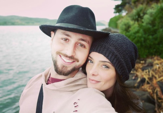 Paul Khoury and Ashley Greene in a selfie in February 2018