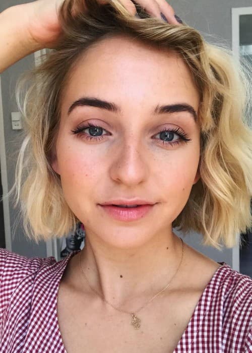 Rosa van Iterson in an Instagram selfie as seen in May 2018