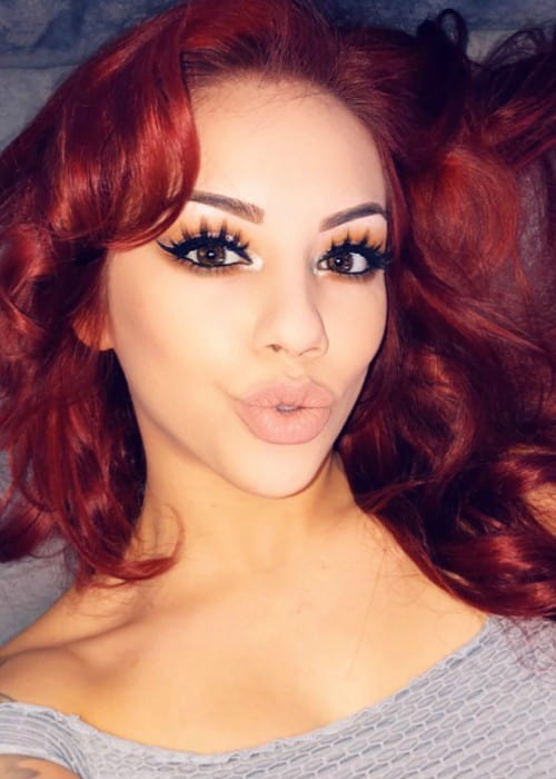 Salice Rose in an Instagram selfie as seen in July 2018