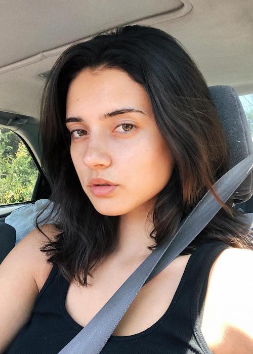 Sarah Curr car selfie in June 2018