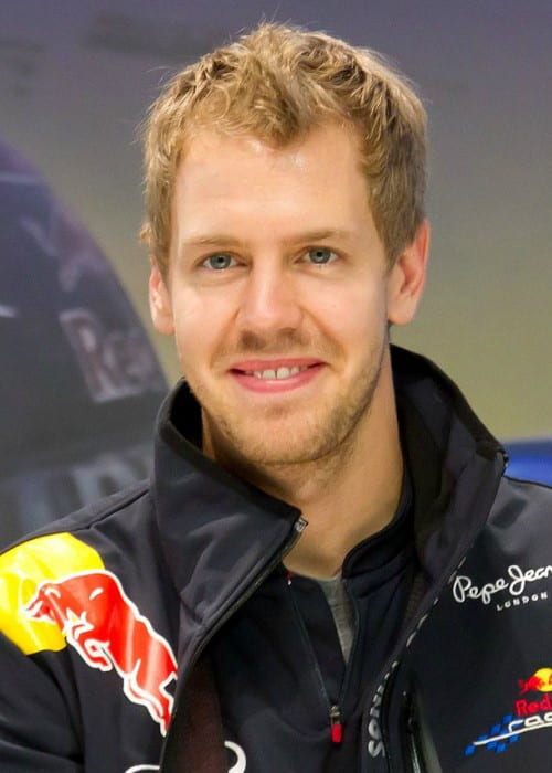 Sebastian Vettel at Nissan Global Headquarters Gallery in October 2011