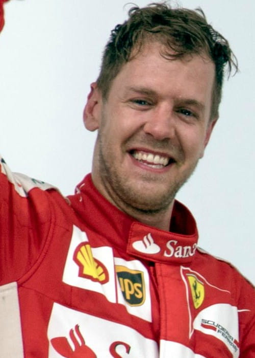 Sebastian Vettel at the Formula One race in March 2015