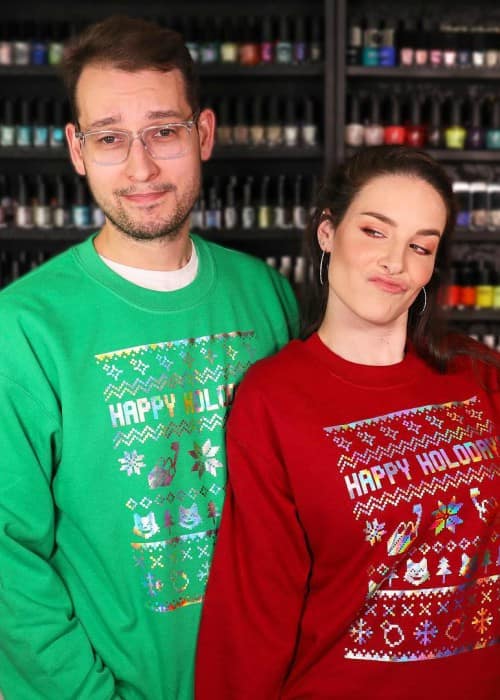 Simply Nailogical and Ben Mazowita as seen in November 2017