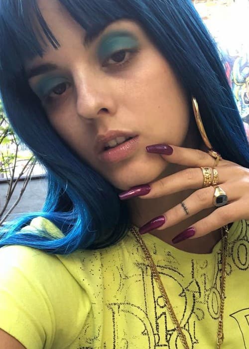 Sita Abellan in an Instagram selfie as seen in May 2018