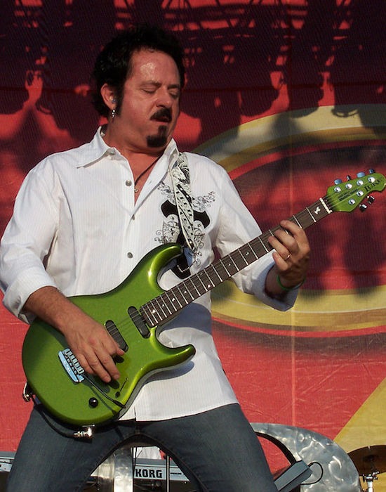 Steve Lukather performing at Moondance Jam Concert in July 2007