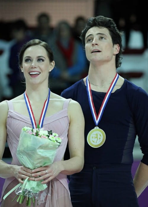 Tessa Virtue and Scott Moir at the 2016 Grand Prix Final