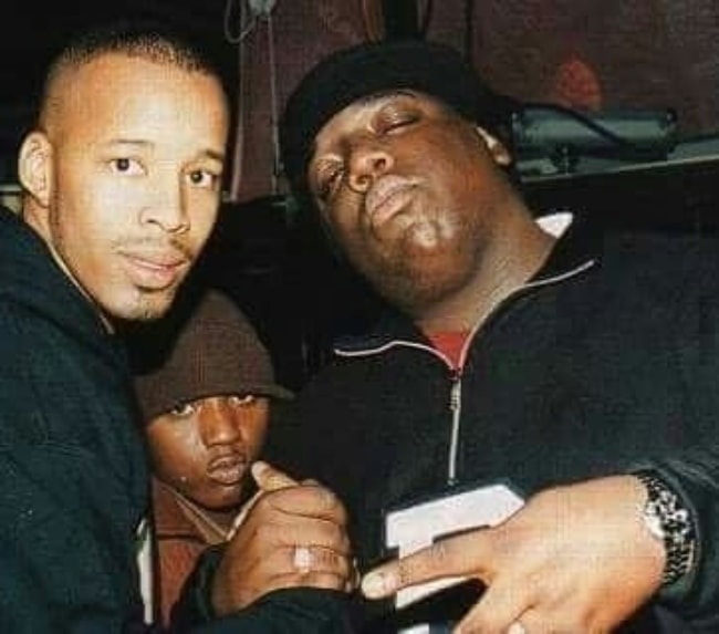 The Notorious B.I.G (Right) with Lil Cease and Warren G (Left)