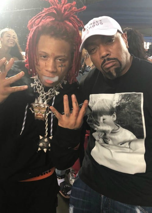 Timbaland (Right) and Trippie Redd as seen in May 2018