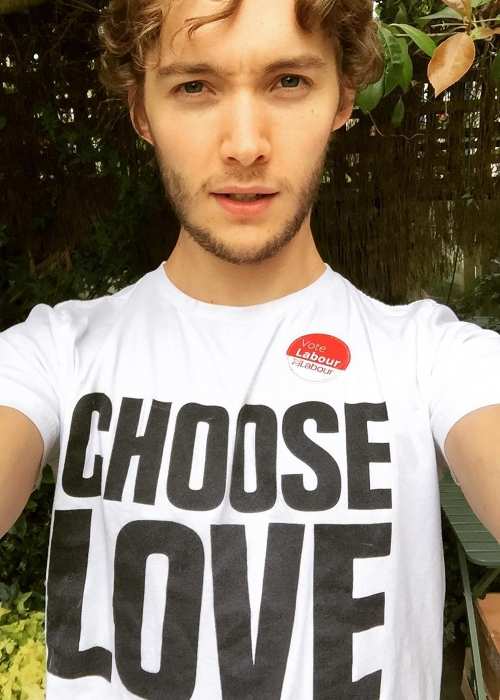 Toby Regbo in an Instagram selfie in June 2017