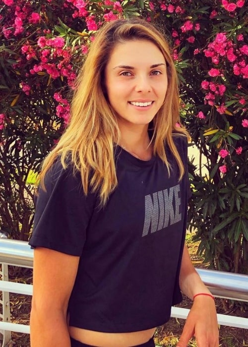Viktoriya Tomova as seen in June 2022