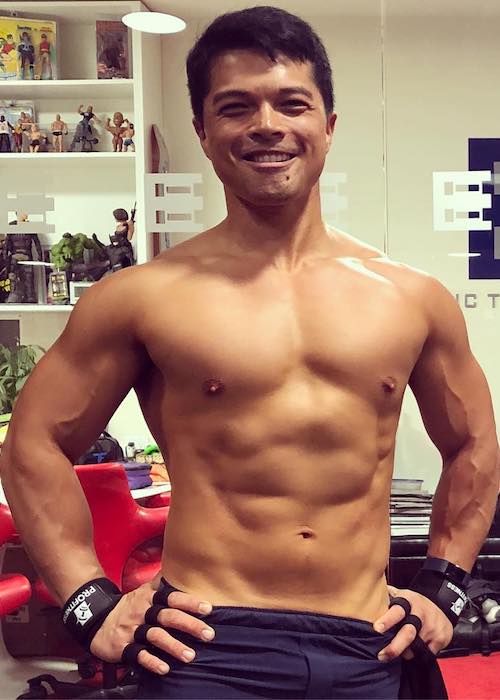 Vincent Rodriguez III shirtless body as seen in July 2018