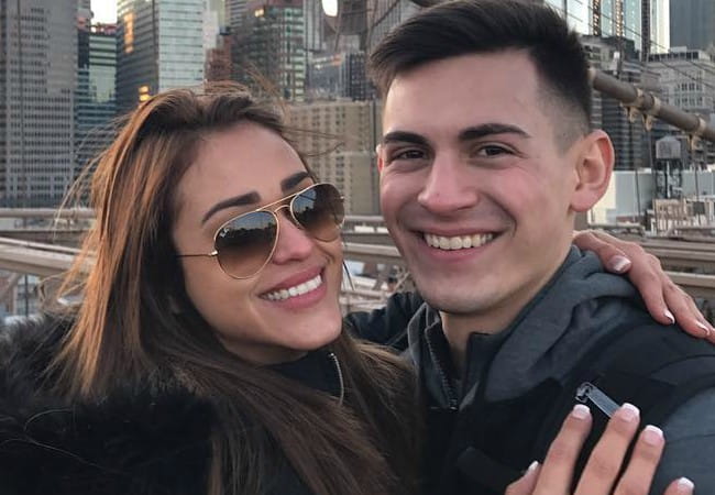 Yanet García and FaZe Censor as seen in February 2018