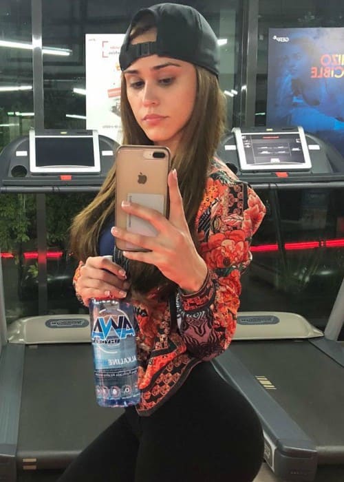 Yanet García in a selfie as seen in July 2018