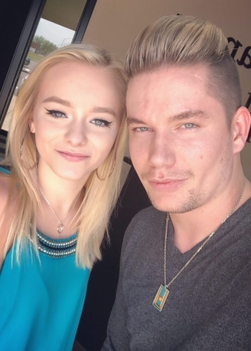 Zoe LaVerne with Josh Grooms in June 2018